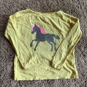 Unicorn sequined long sleeve